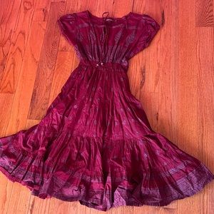 Beautiful red dress for teenage girl